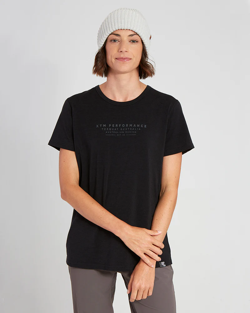 Adventure170 Merino 170gsm Wool Ladies Thermal T-Shirt Black II