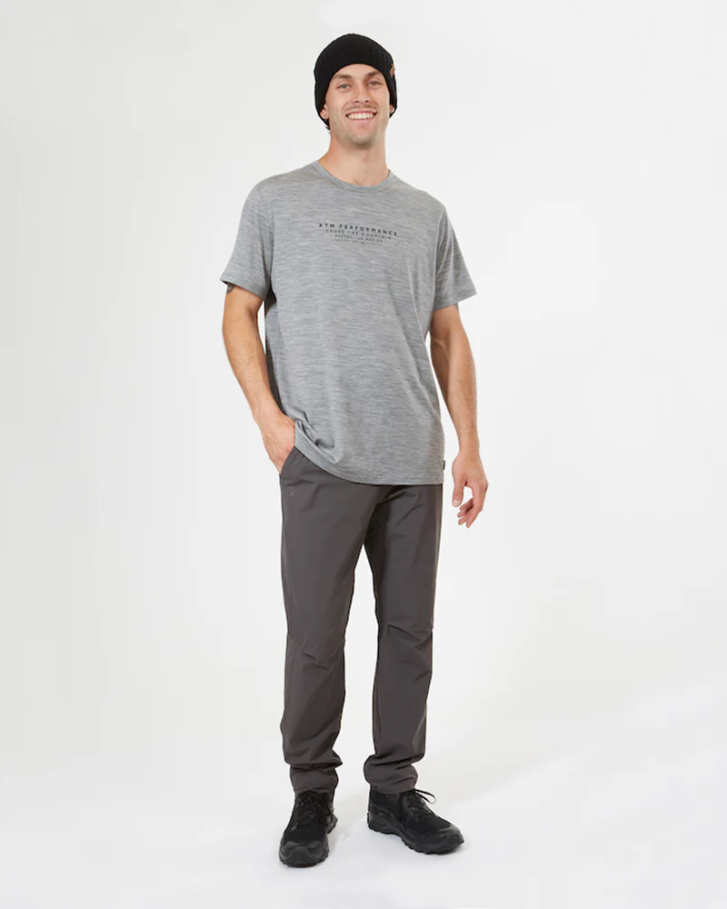 Adventure170 Merino 170gsm Wool Men's Thermal T-Shirt - Torquay Grey - Image 4