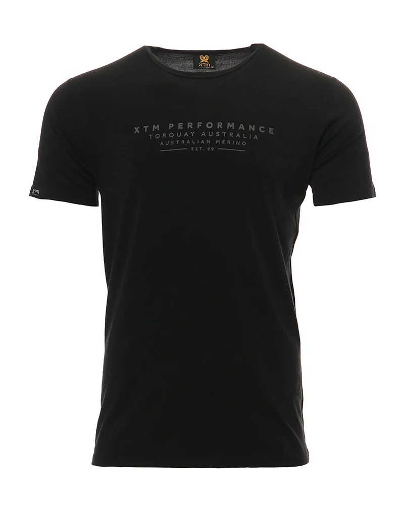 Adventure170 Merino 170gsm Wool Men's Thermal T-Shirt - Black II - Image 4