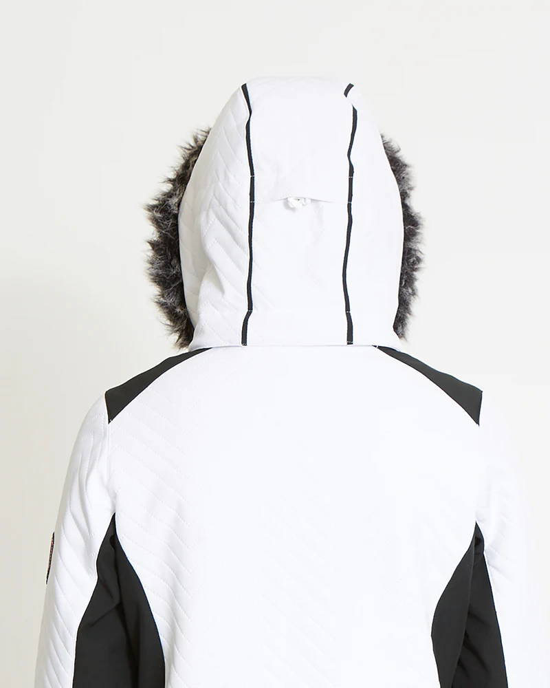 Chamonix II Waterproof Womens Snow Jacket White - Image 10
