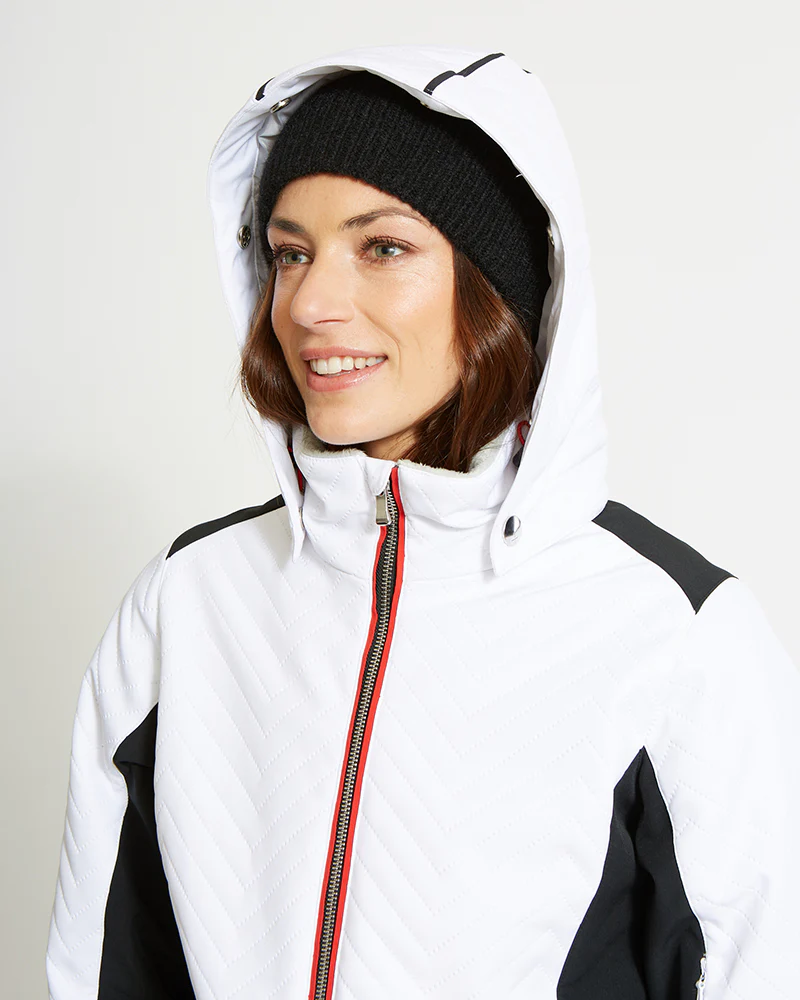 Chamonix II Waterproof Womens Snow Jacket White - Image 11