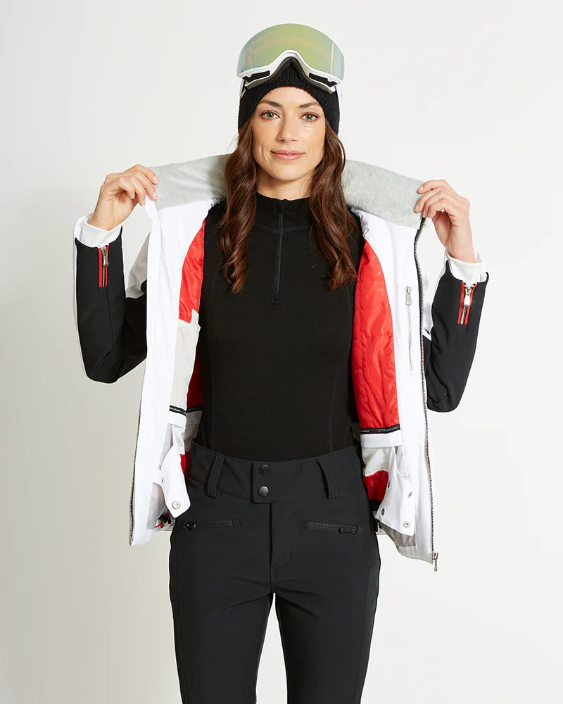 Chamonix II Waterproof Womens Snow Jacket White - Image 17
