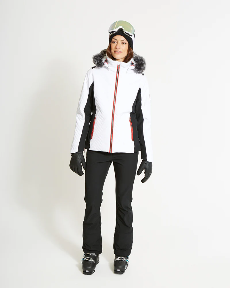 Chamonix II Waterproof Womens Snow Jacket White - Image 22