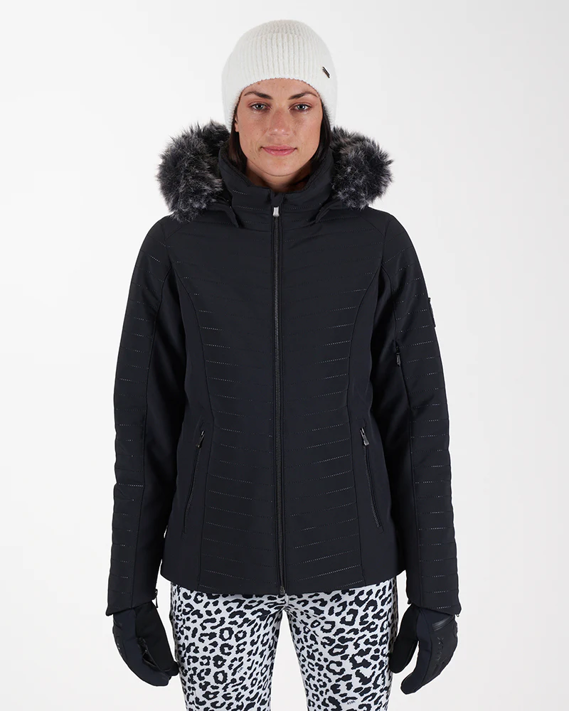 Chamonix II Waterproof Womens Snow Jacket Black
