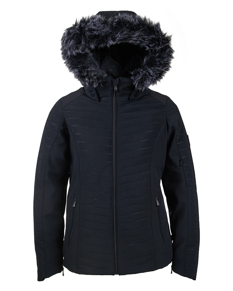 Chamonix II Waterproof Womens Snow Jacket Black - Image 12