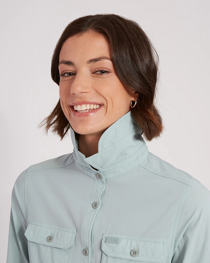 Cumberland Ladies Hike Long-Sleeve Shirt Jade - Image 11