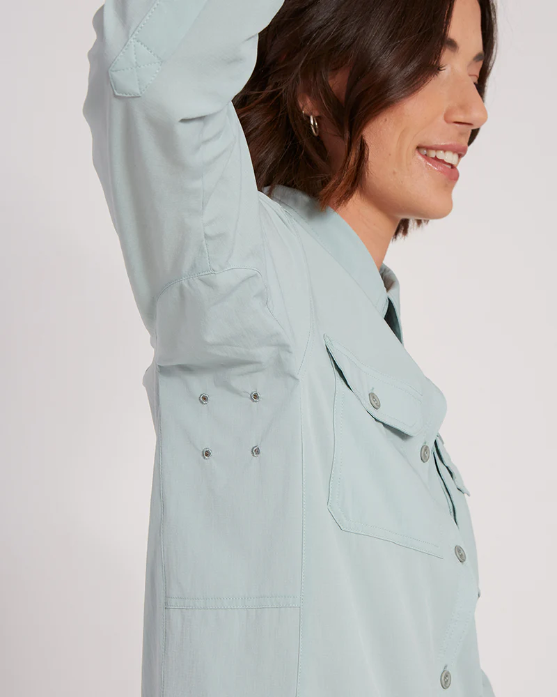 Cumberland Ladies Hike Long-Sleeve Shirt Jade - Image 13