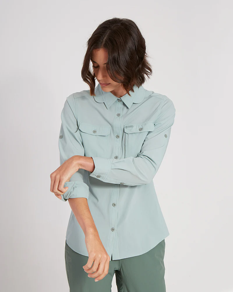 Cumberland Ladies Hike Long-Sleeve Shirt Jade - Image 14