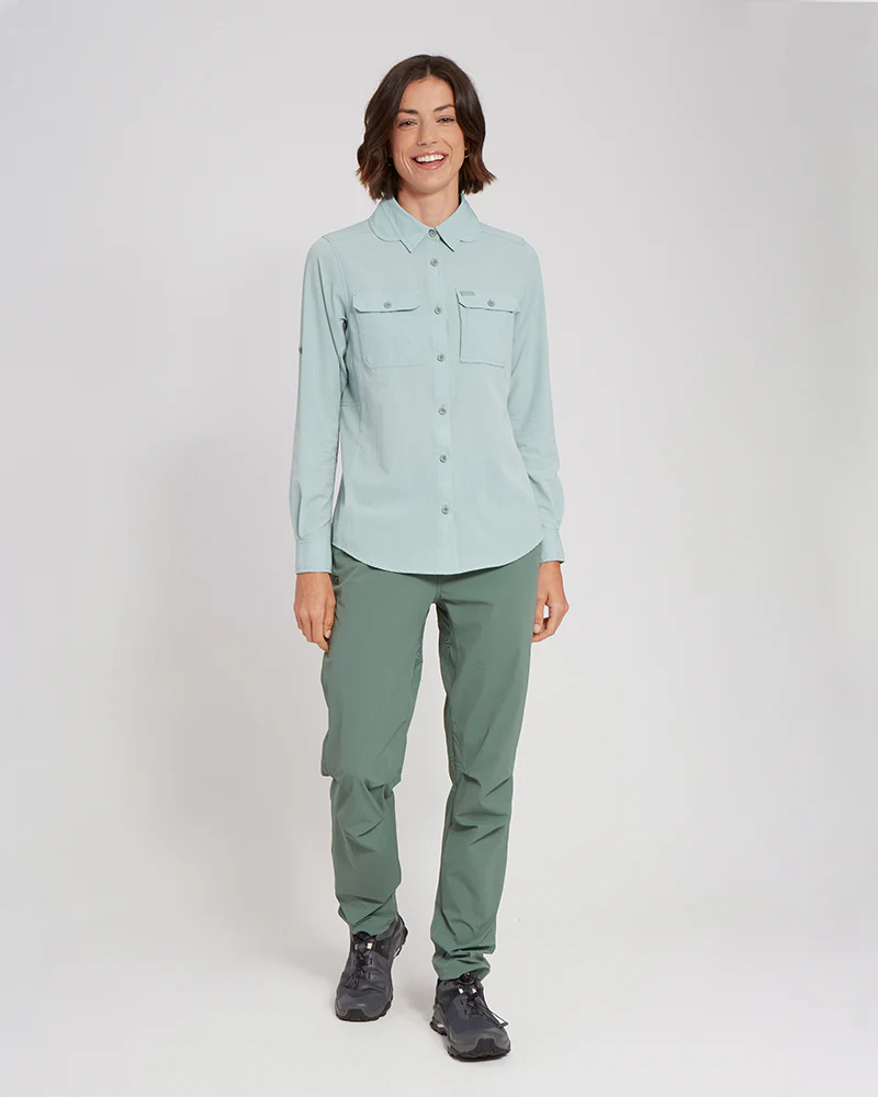 Cumberland Ladies Hike Long-Sleeve Shirt Jade - Image 15