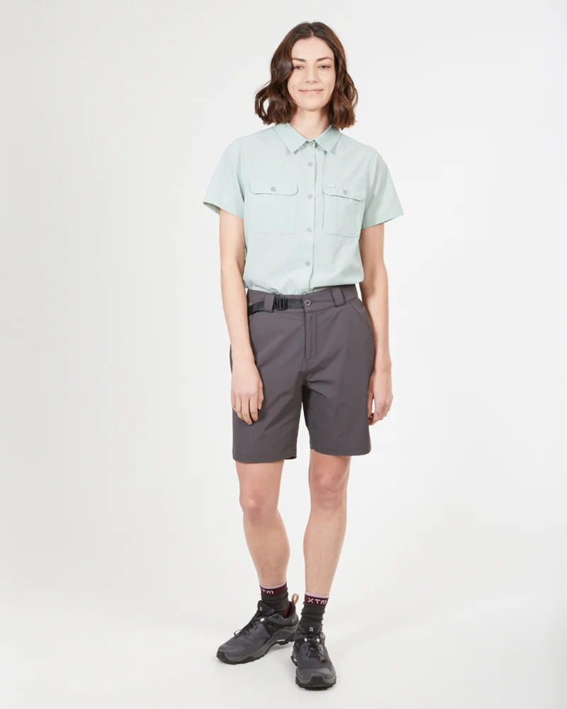 Cumberland Short-Sleeve Womens Lightweight Hiking Shirt Jade - Image 7