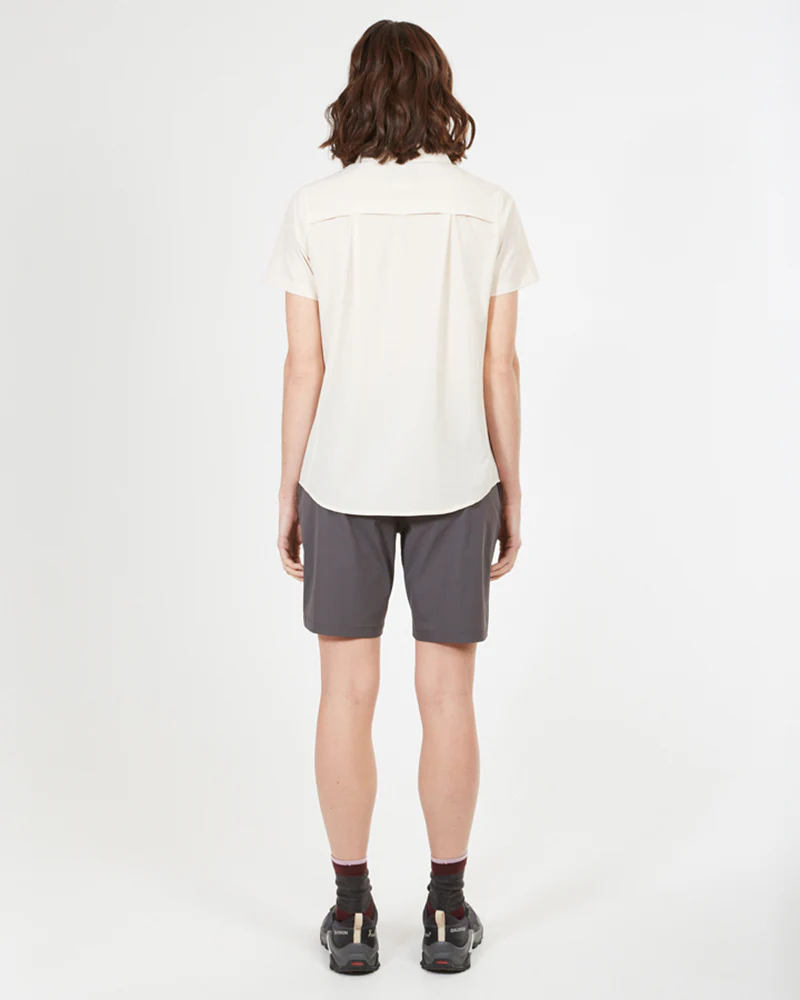 Cumberland Short-Sleeve Womens Lightweight Hiking Shirt Sand - Image 10