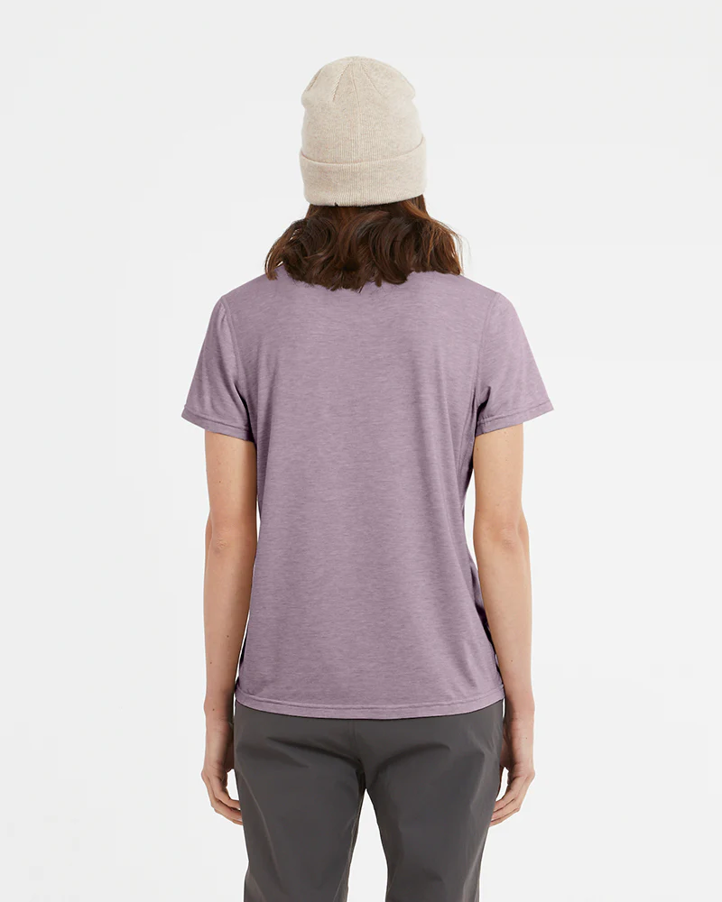 Darby Womens Fast-Drying Trail Hiking T-Shirt Fog - Image 3