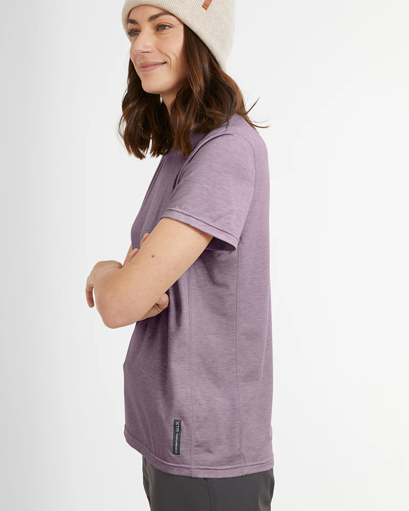 Darby Womens Fast-Drying Trail Hiking T-Shirt Fog - Image 5