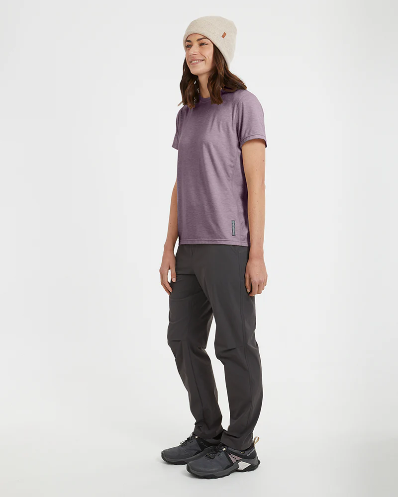 Darby Womens Fast-Drying Trail Hiking T-Shirt Fog - Image 8