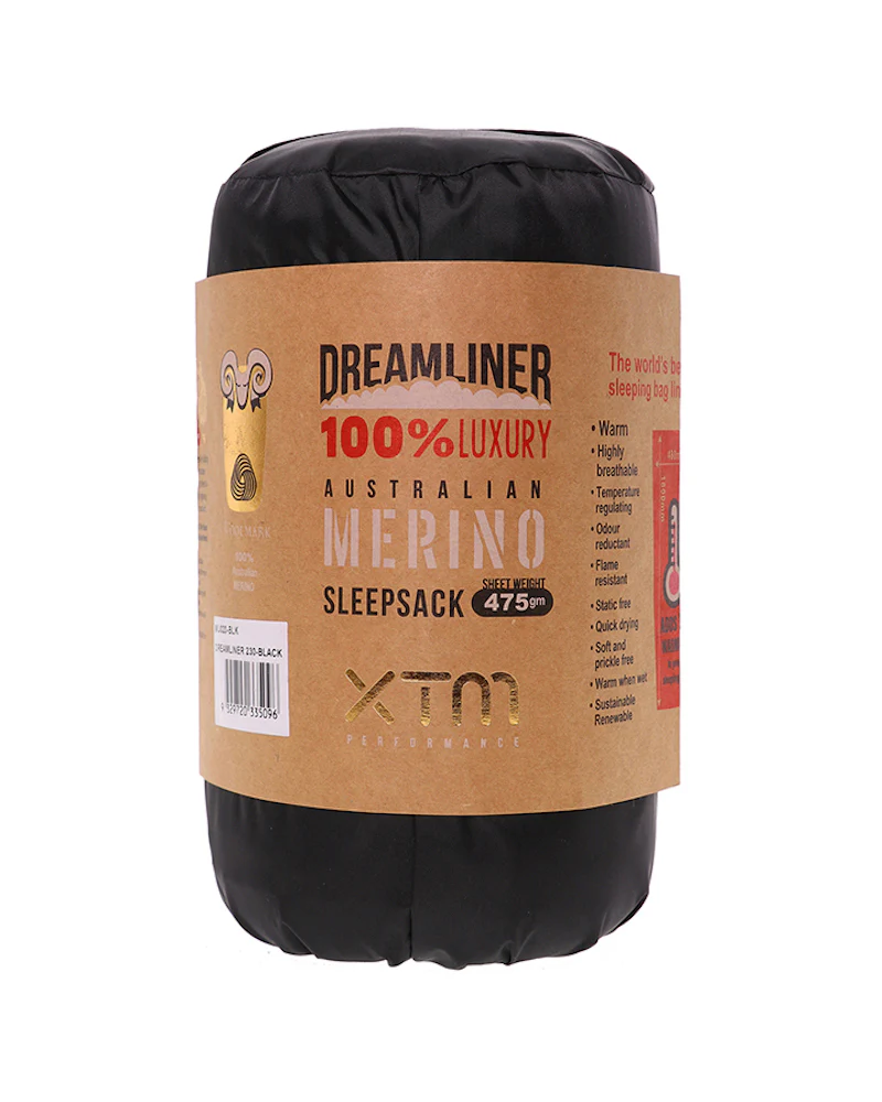 Dreamliner 230 Merino 230gsm Wool Sleeping Bag Liner