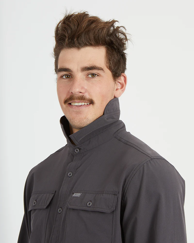 Dunkeld Mens Hike Long-Sleeve Shirt Pavement - Image 4