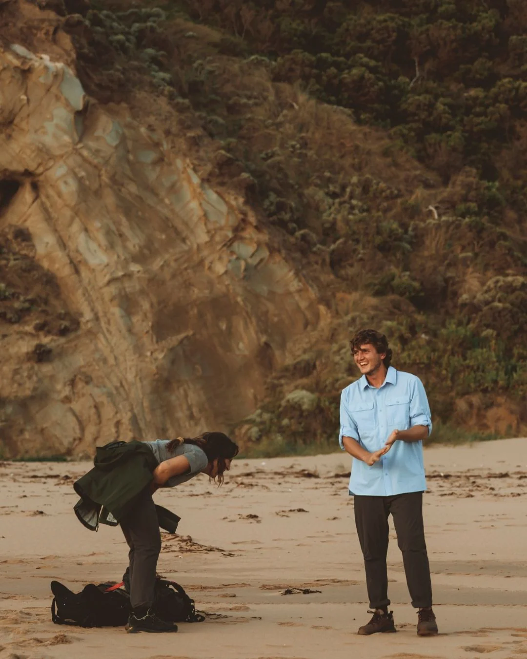 Dunkeld Mens Hike Long-Sleeve Shirt Water Blue - Image 5
