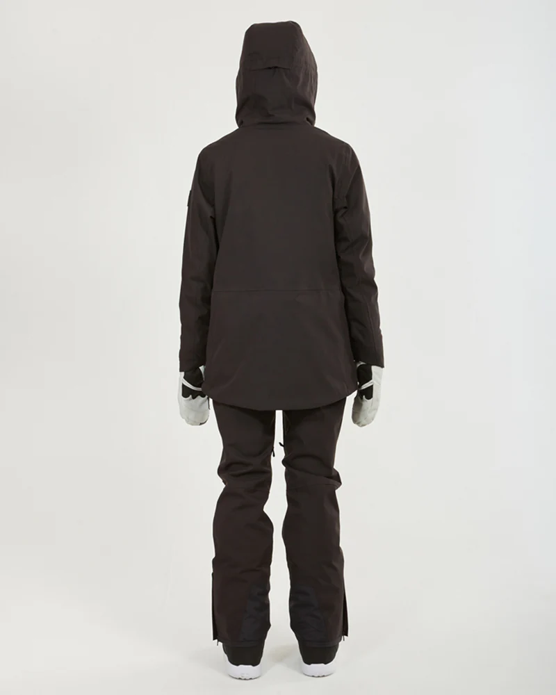Elevation Womens Snow Jacket Black - Image 10