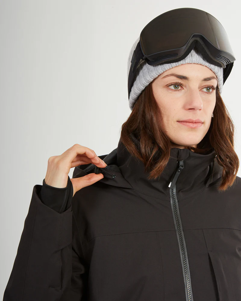 Elevation Womens Snow Jacket Black - Image 11