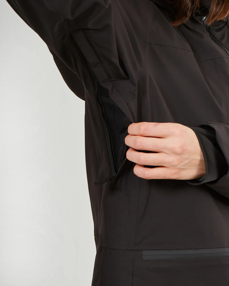 Elevation Womens Snow Jacket Black - Image 15