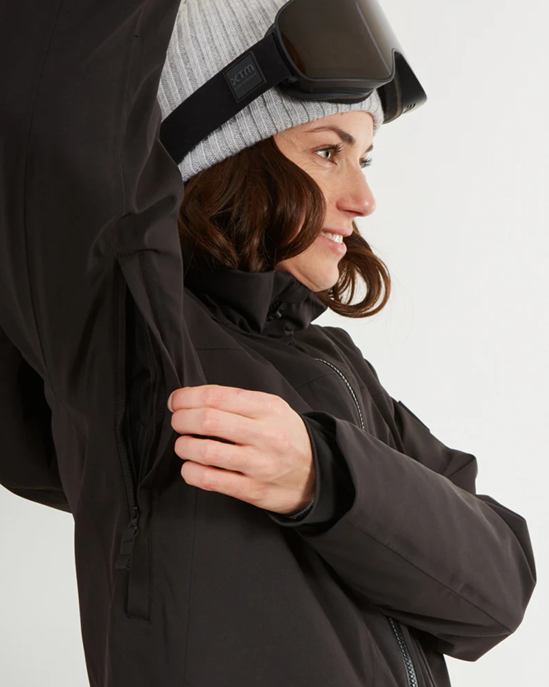 Elevation Womens Snow Jacket Black - Image 16