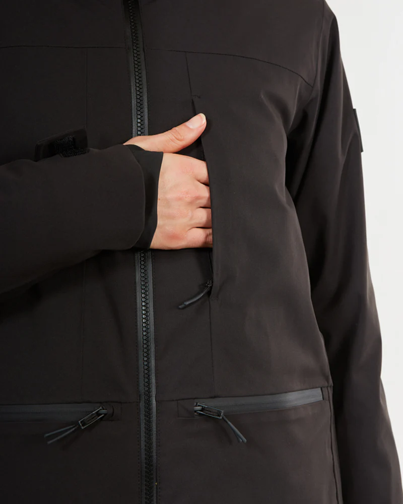 Elevation Womens Snow Jacket Black - Image 19