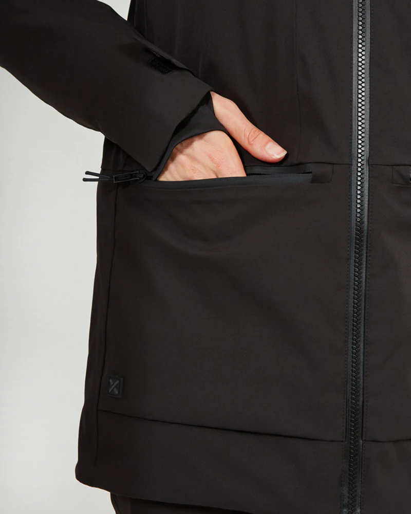 Elevation Womens Snow Jacket Black - Image 20