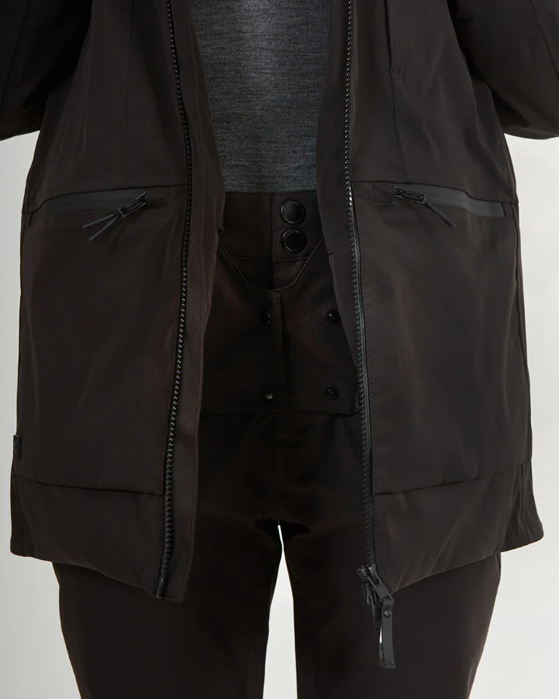 Elevation Womens Snow Jacket Black - Image 21