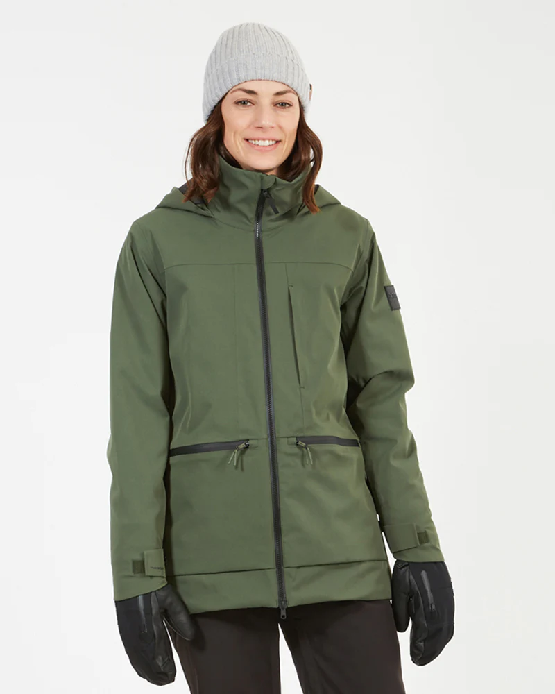 Elevation Womens Snow Jacket Ivy - Image 2