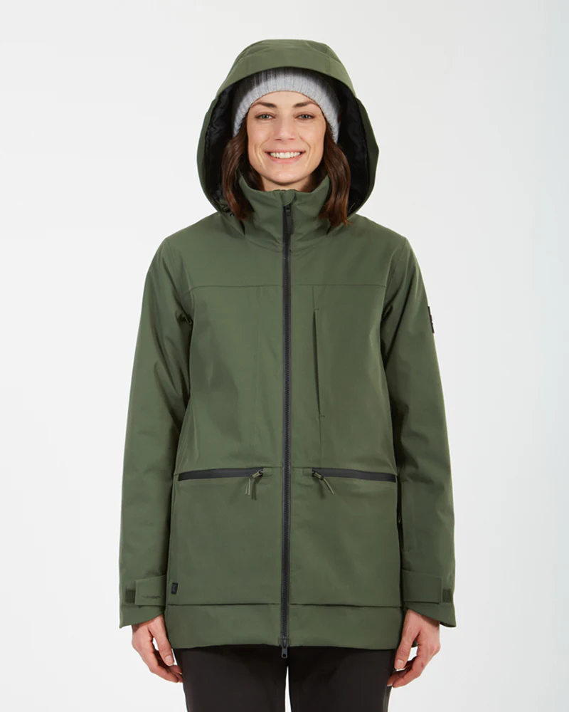 Elevation Womens Snow Jacket Ivy - Image 3