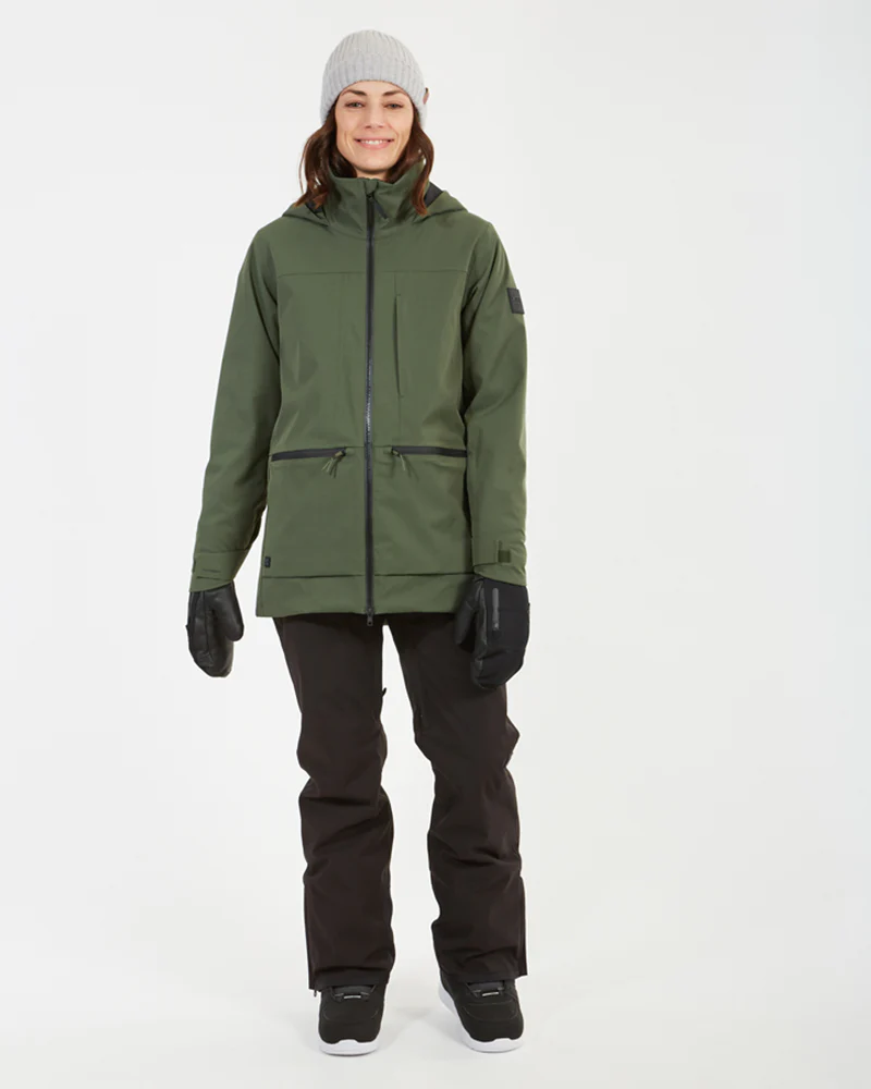 Elevation Womens Snow Jacket Ivy - Image 4