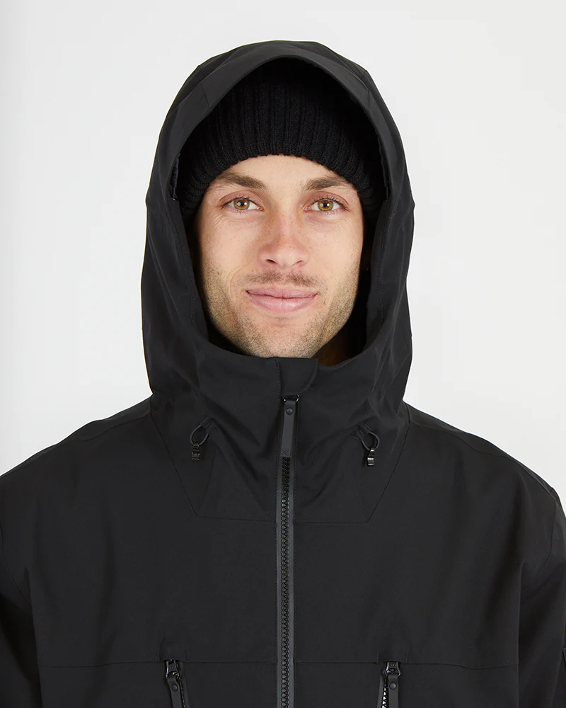 Exposure Mens Snow Jacket Black - Image 20
