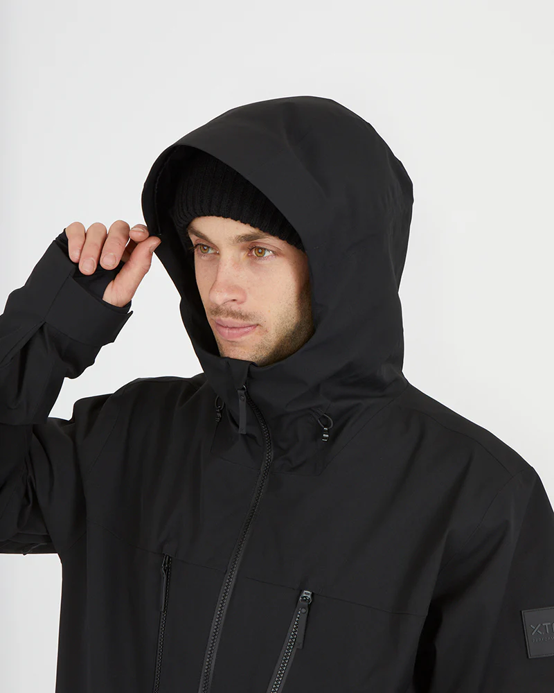 Exposure Mens Snow Jacket Black - Image 21