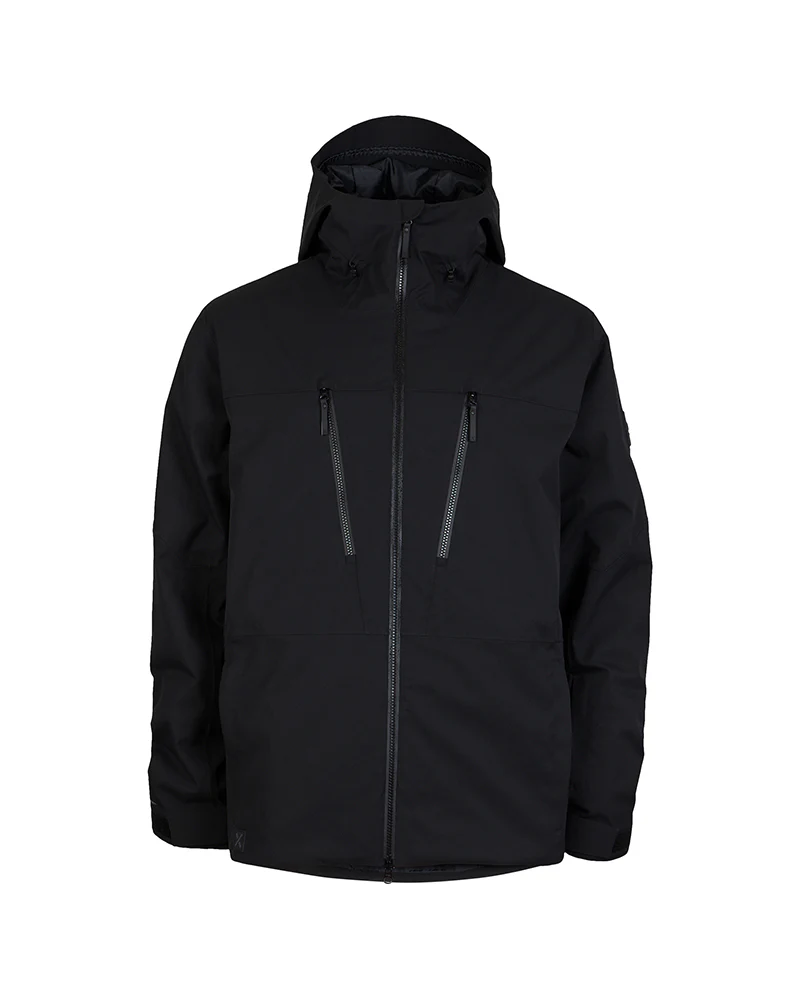 Exposure Mens Snow Jacket Black - Image 24