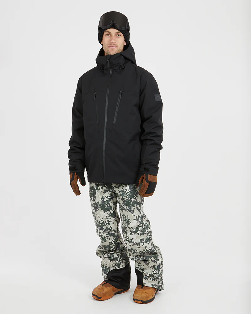 Exposure Mens Snow Jacket Black - Image 3