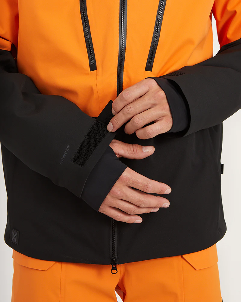 Exposure Mens Snow Jacket Vivid Orange - Image 11