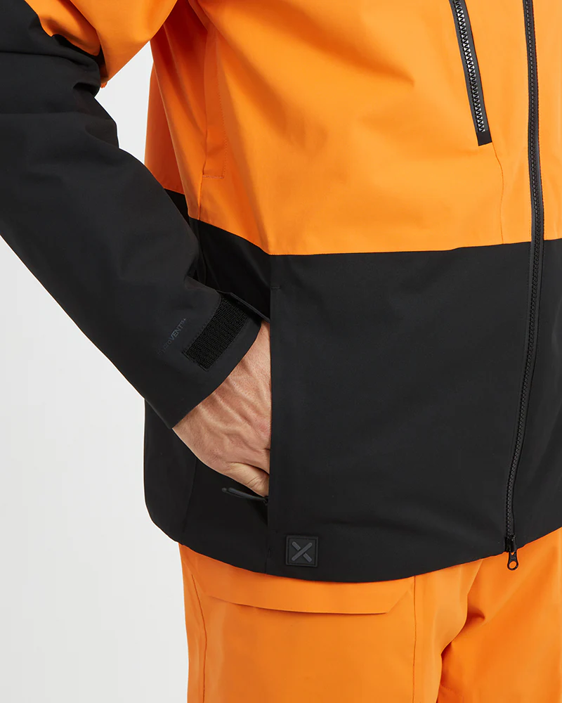 Exposure Mens Snow Jacket Vivid Orange - Image 12