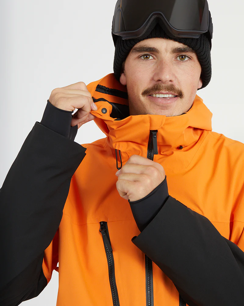 Exposure Mens Snow Jacket Vivid Orange - Image 16