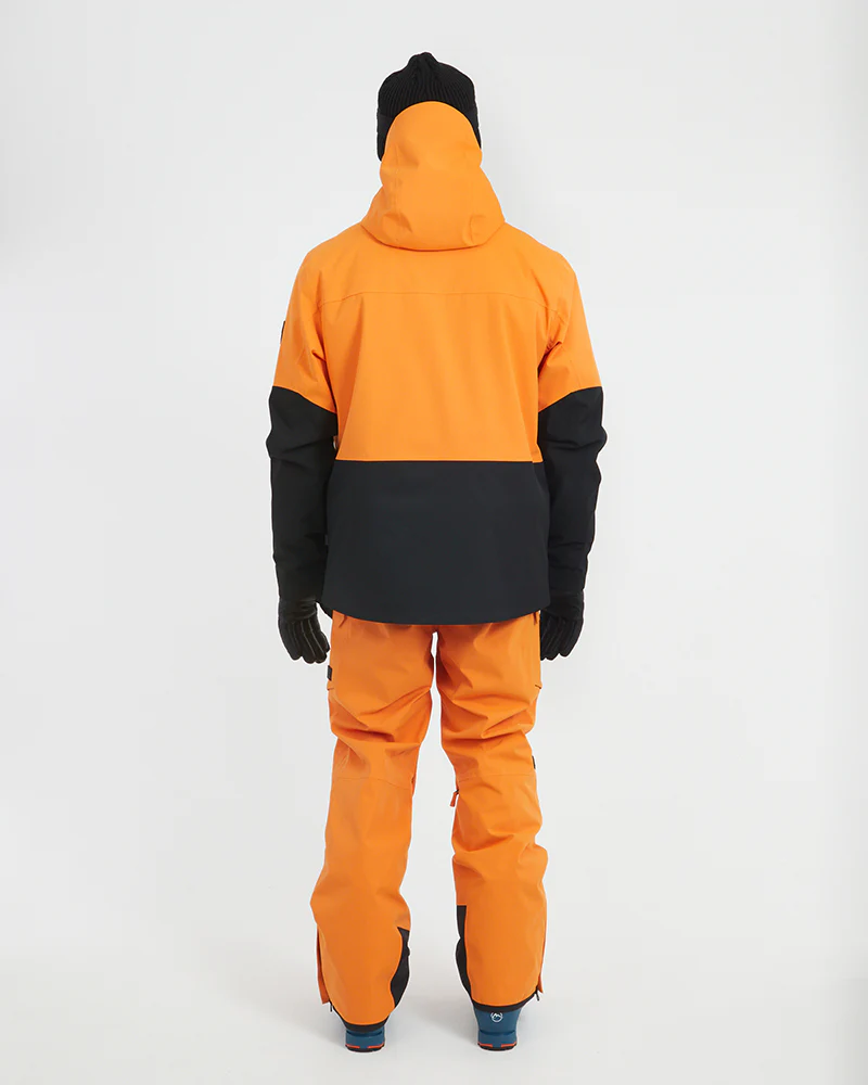 Exposure Mens Snow Jacket Vivid Orange - Image 5
