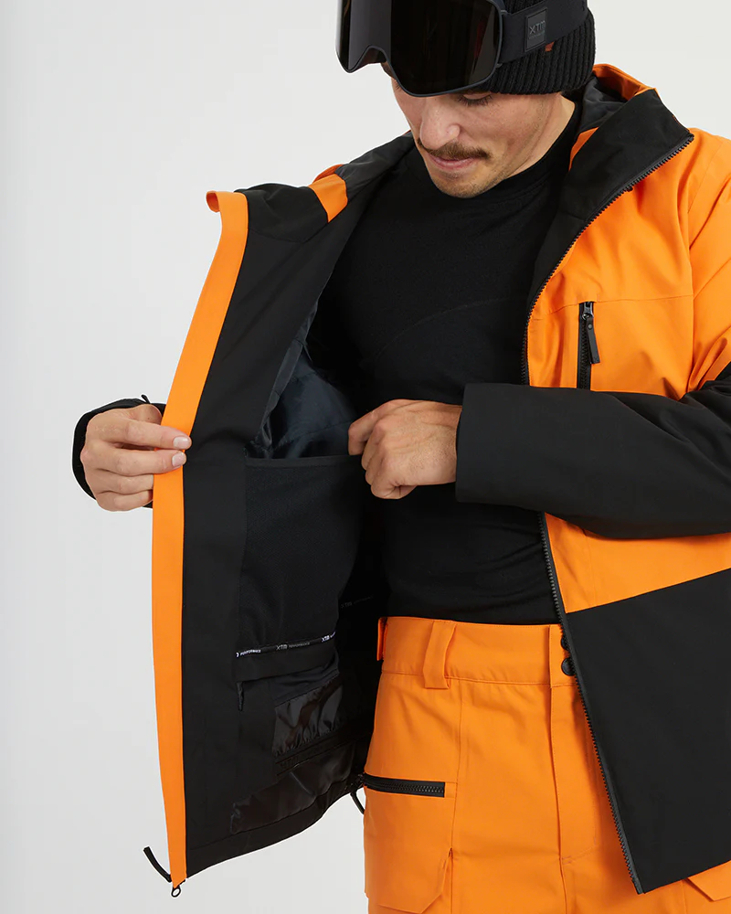 Exposure Mens Snow Jacket Vivid Orange - Image 7