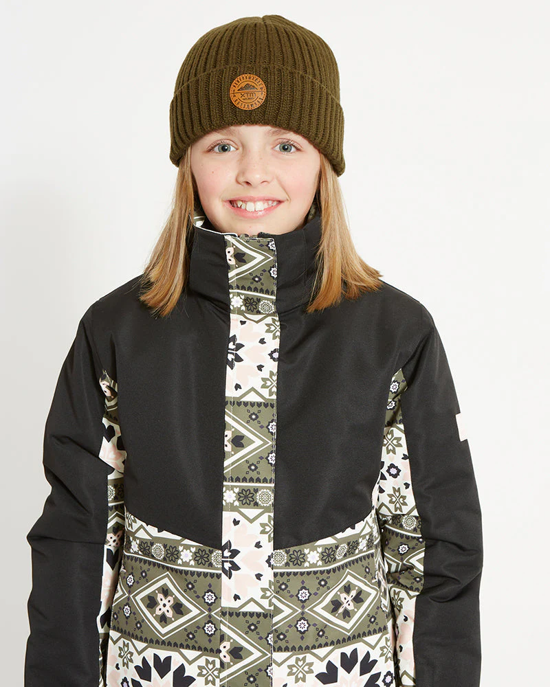 Frankie Youth Girls' Snow Jacket - Kalamata Mosaic - SALE - Image 5