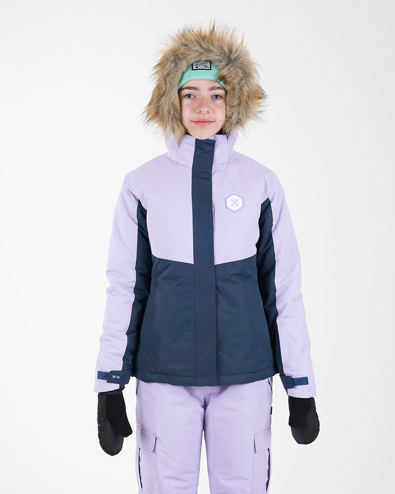 Frankie Youth Girls' Snow Jacket Lavender - SALE - Image 3