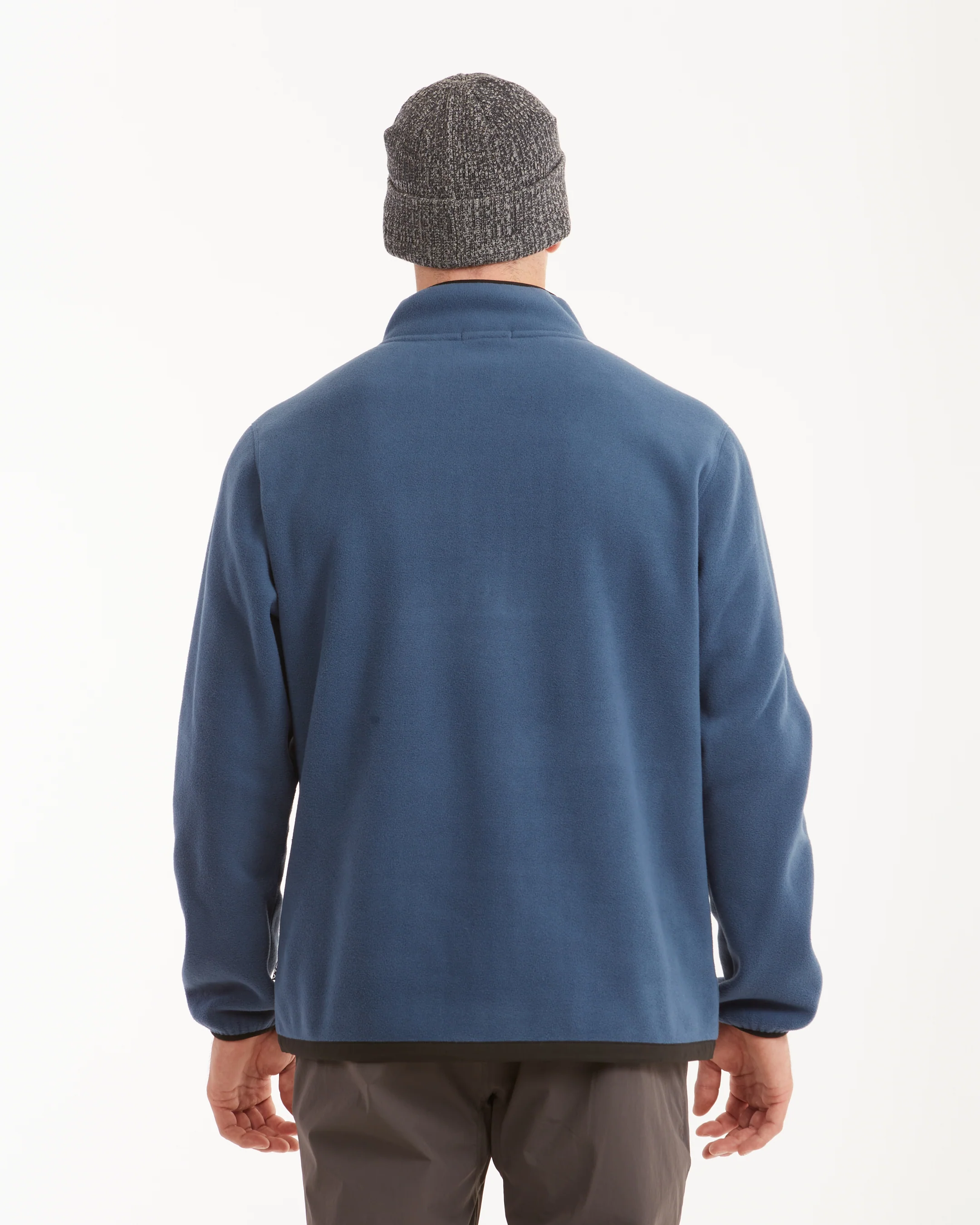 Frazer Pullover Fleece Mens - Slate Blue - Image 5