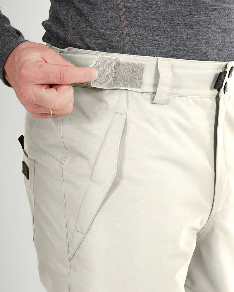 Glide Mens Ski Pant Kalamata Stone Grey - Image 8