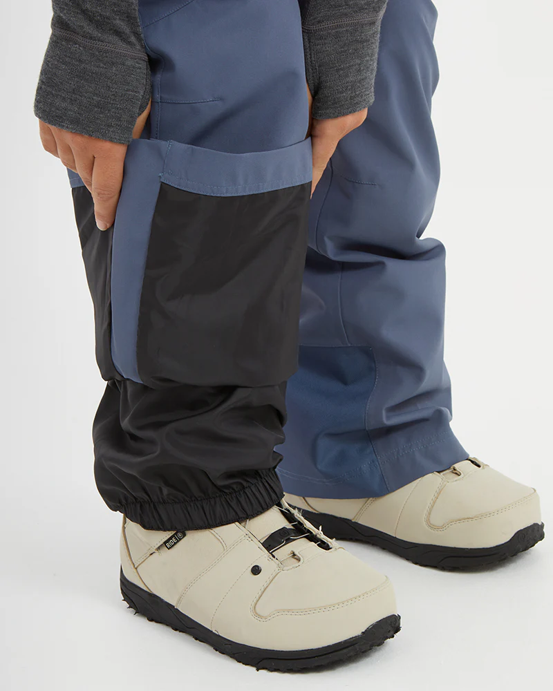 Harper II Womens Bib Overalls Ski Pant Indigo - Image 9