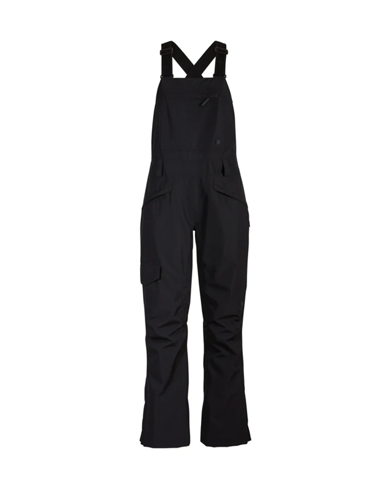 Harper II Womens Bib Overalls Ski Pant Black - Image 12