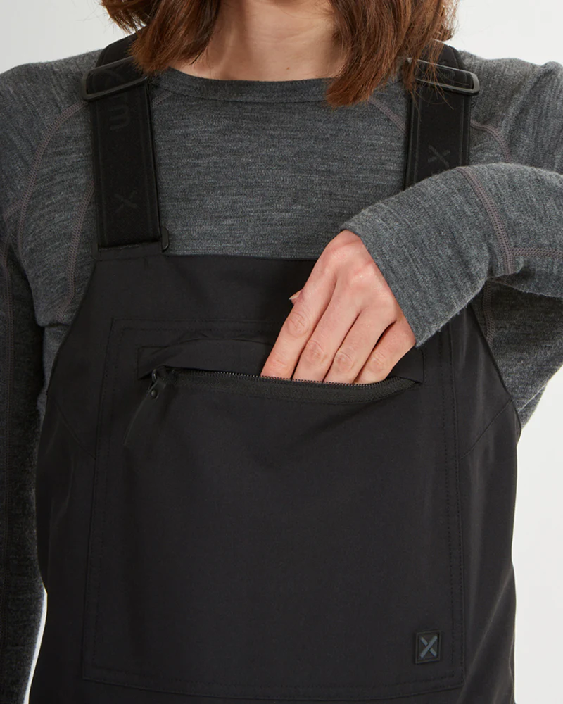 Harper II Womens Bib Overalls Ski Pant Black - Image 5