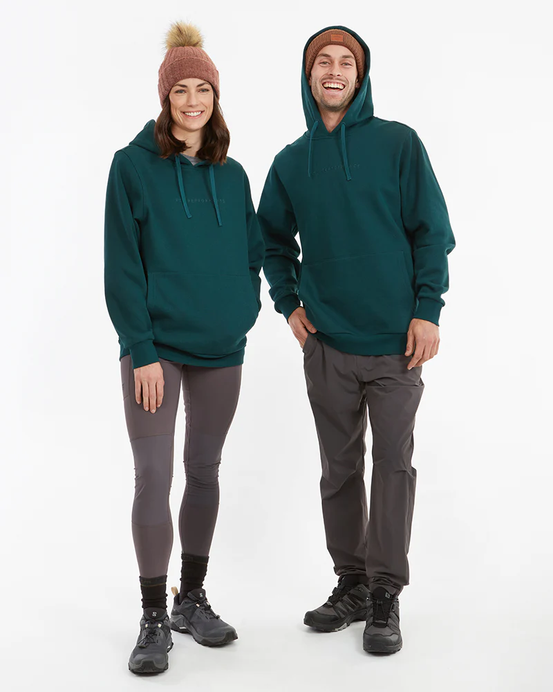 Hyams Organic Cotton DWR Unisex Hoodie Pine