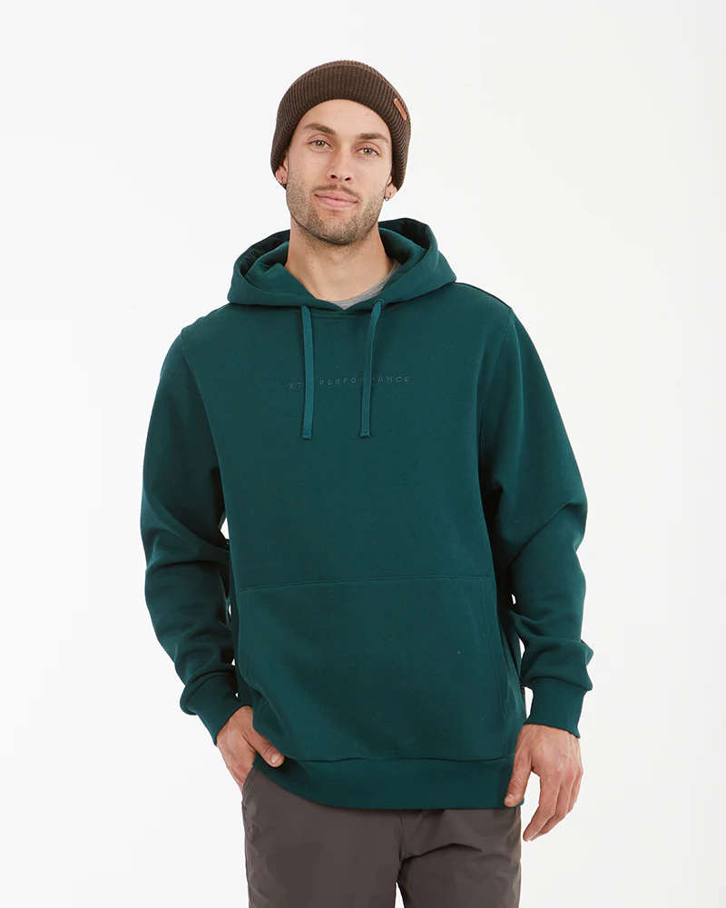 Hyams Organic Cotton DWR Unisex Hoodie Pine - Image 2
