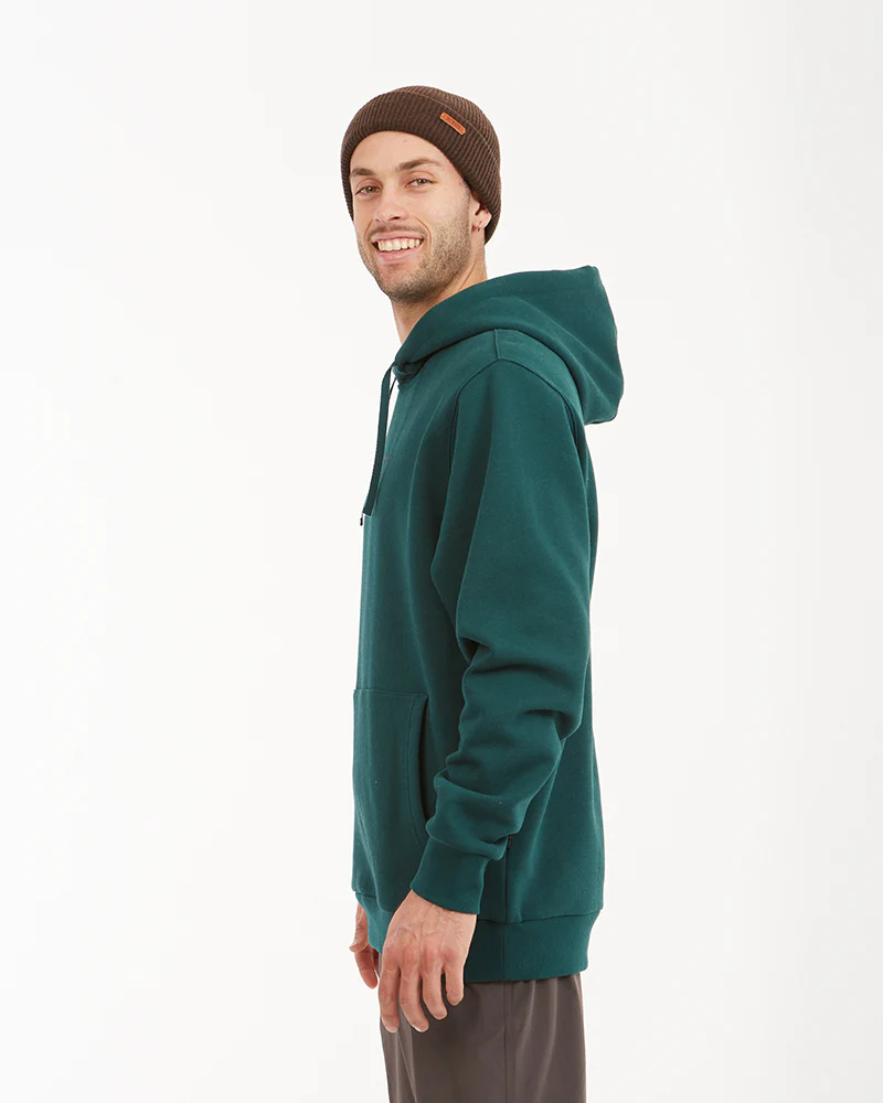 Hyams Organic Cotton DWR Unisex Hoodie Pine - Image 3